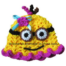 Cute Owl Hand Crocheted Baby Children Hat Great Photo Prop